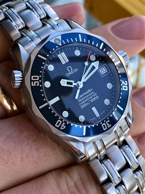 omega seamaster big blue for sale|omega seamaster blue face.